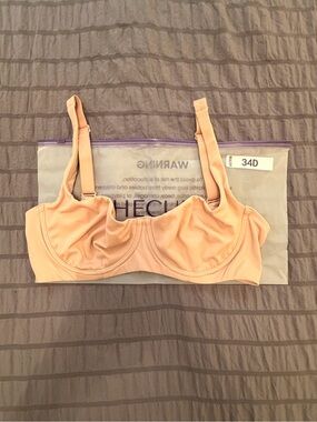 SheCurve Everyday Nude Underwire Balconette Bra with Adjustable Straps - 34D